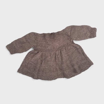 VINTAGE COCOA KNIT SWEATER - 12-18M
