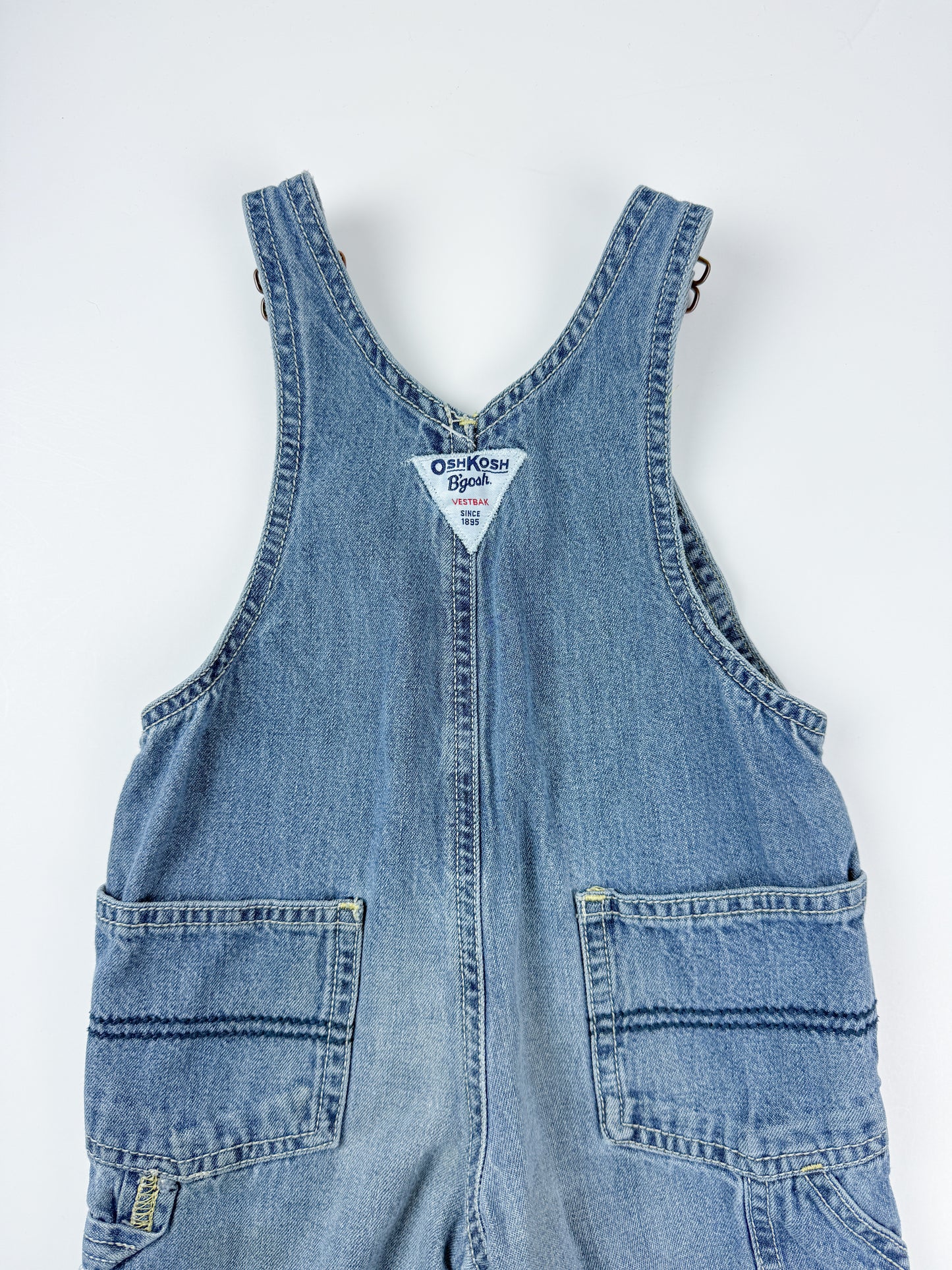 VINTAGE DENIM OSH KOSH OVERALLS - 9M