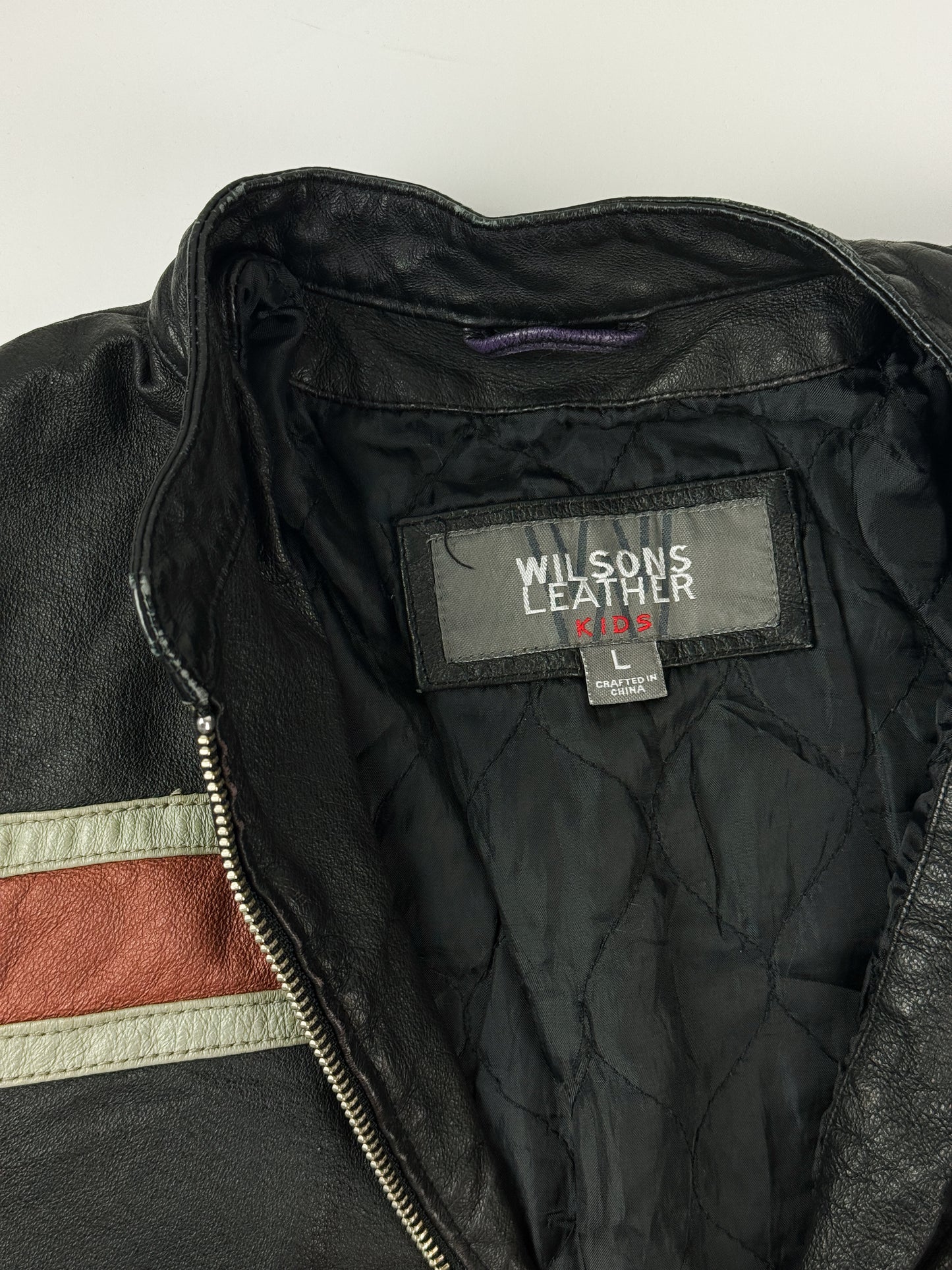 VINTAGE LEATHER JACKET - 8/10