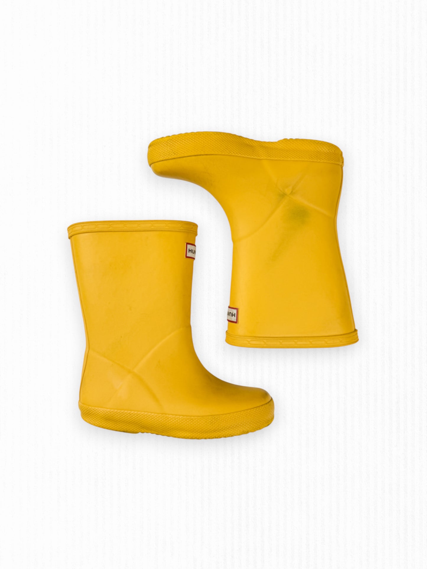 YELLOW HUNTER BOOTS - 9C