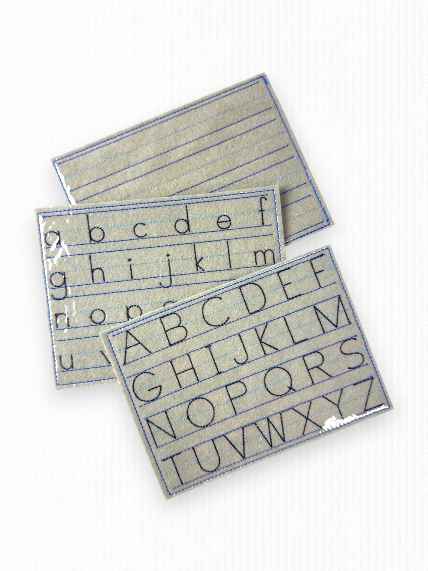 STITCHED ALPHABET TRACING PAGES