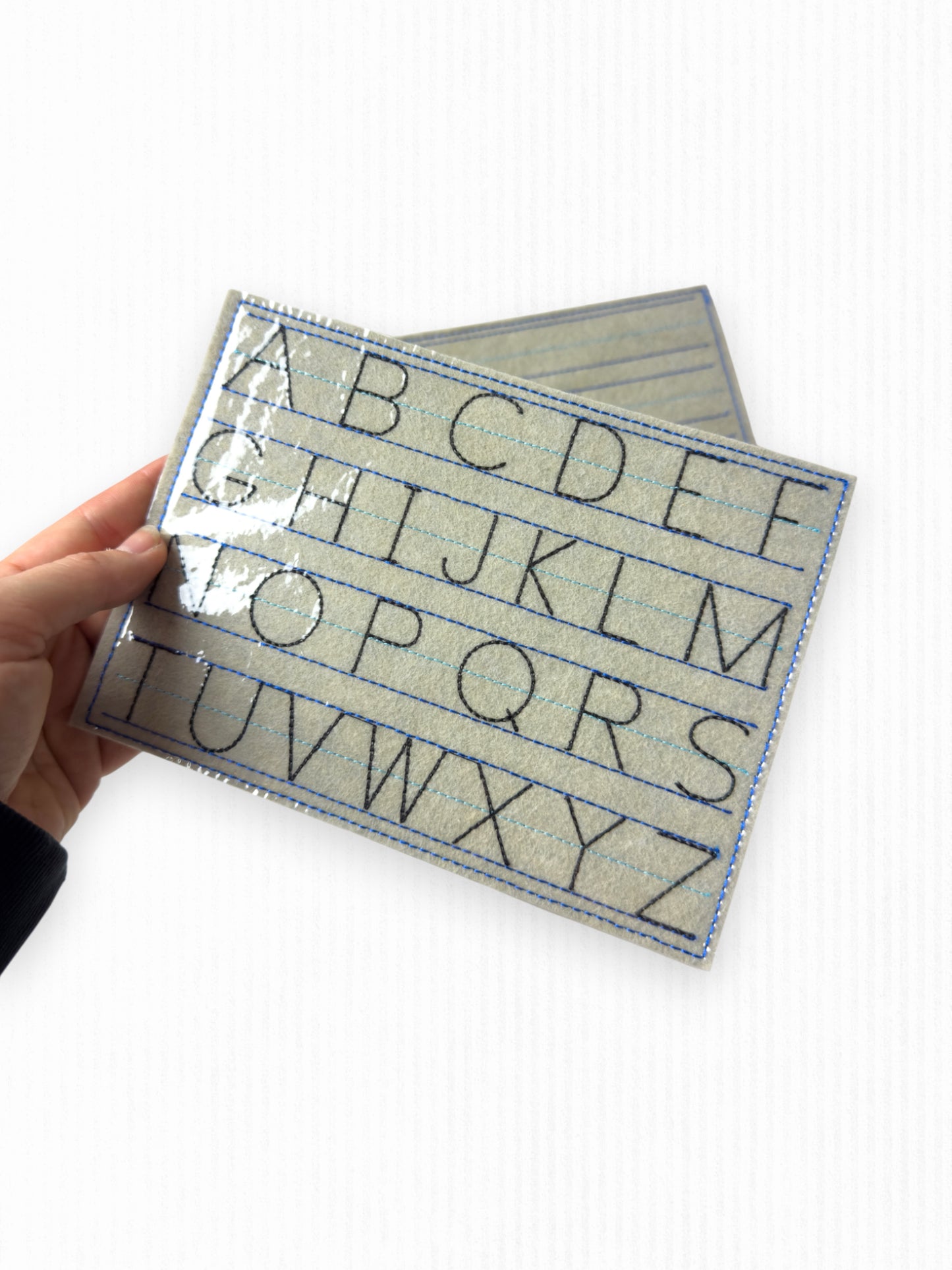 STITCHED ALPHABET TRACING PAGES