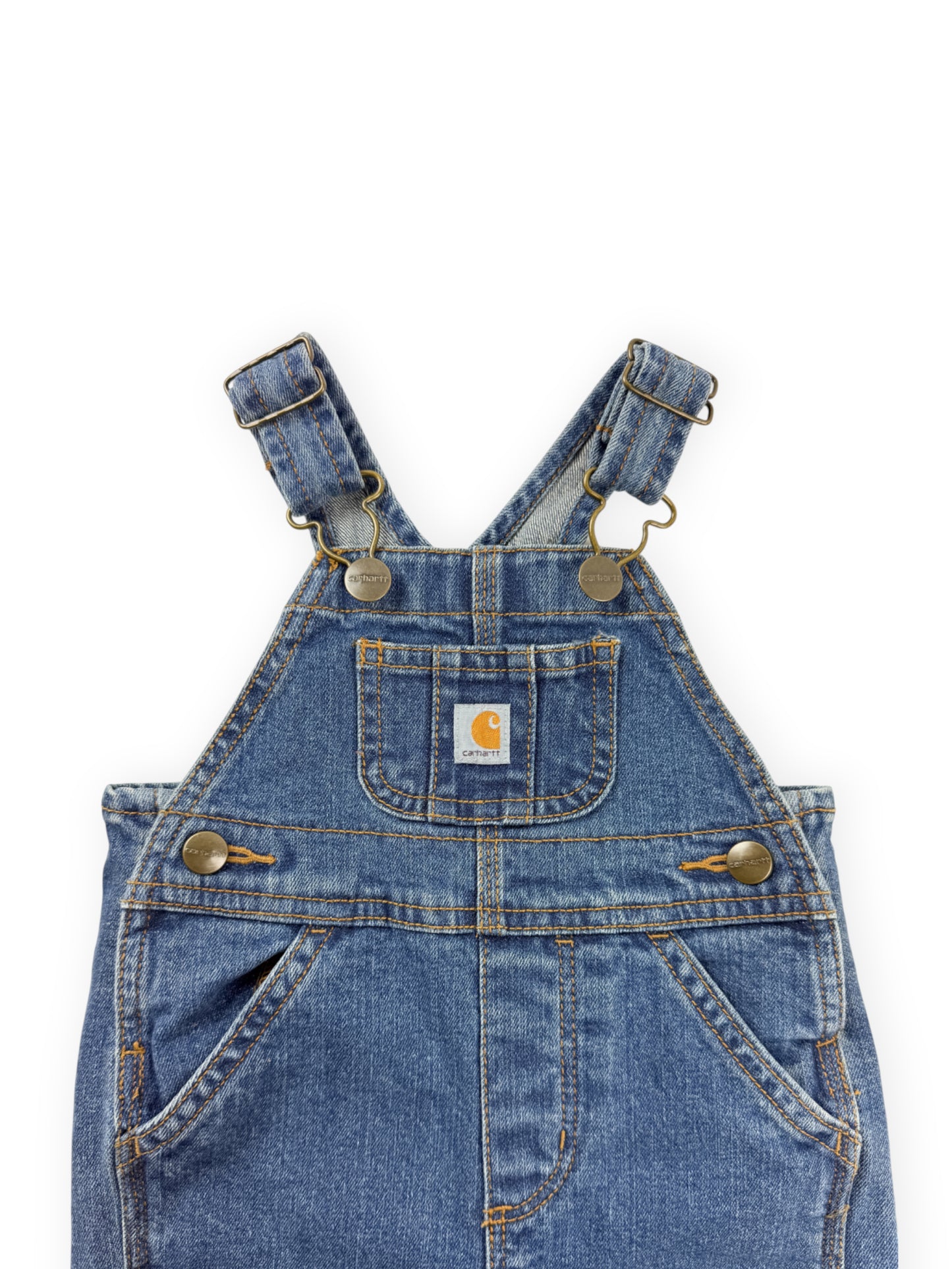 CARHARTT DENIM OVERALLS - 6M