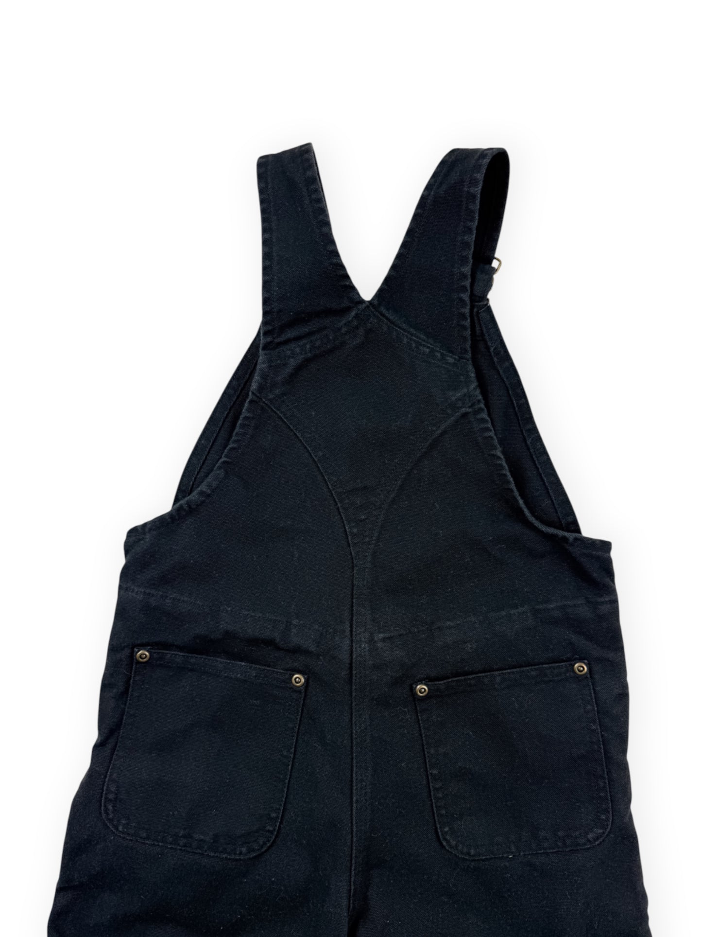 LINED BLACK CARHARTT OVERALLS - 6
