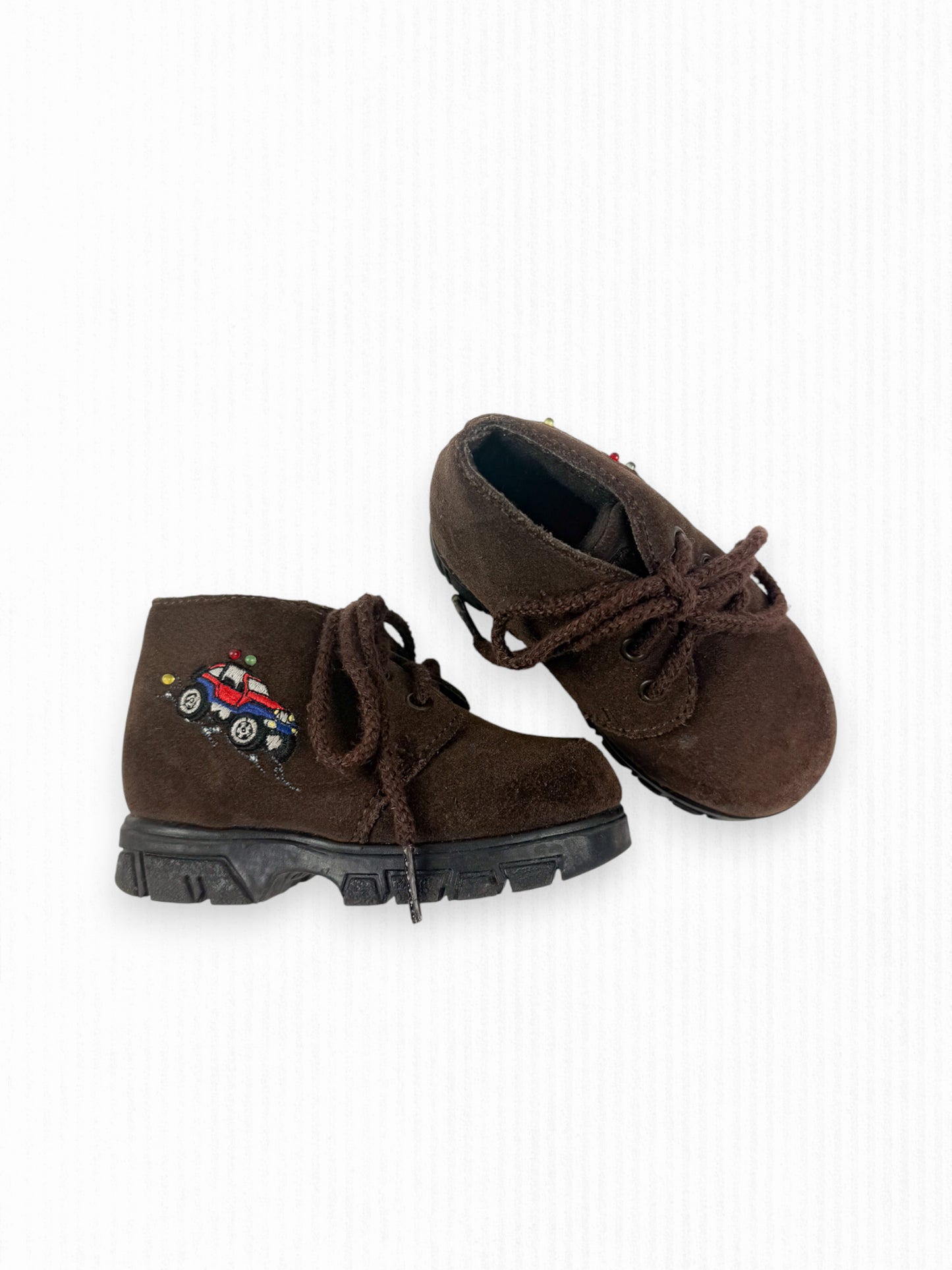 STRIDE RITE LIGHT-UP LEATHER SHOES - 5.5C