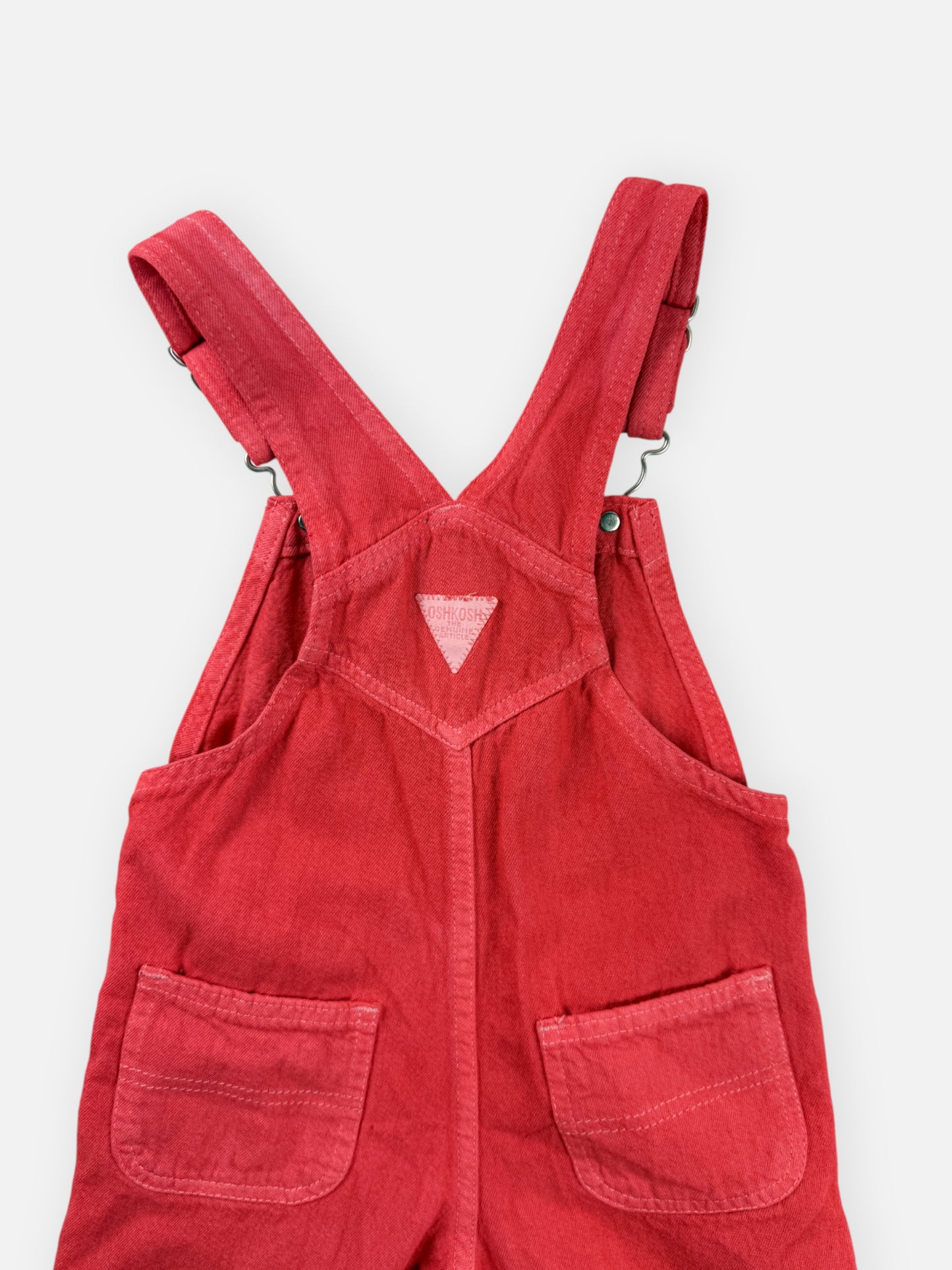 OVERDYE CORAL OSHKOSH OVERALLS - 4T