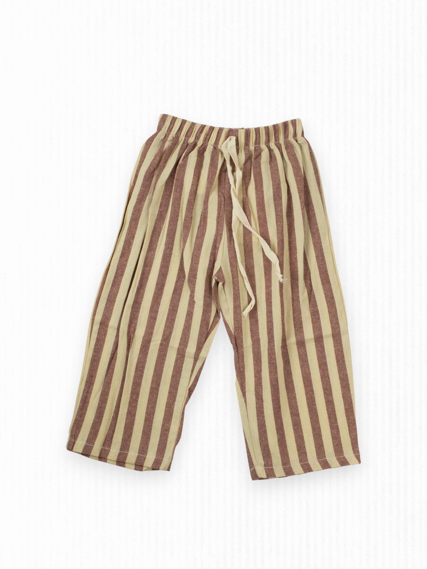 SUMMER STRIPE COTTON PANTS - 12M