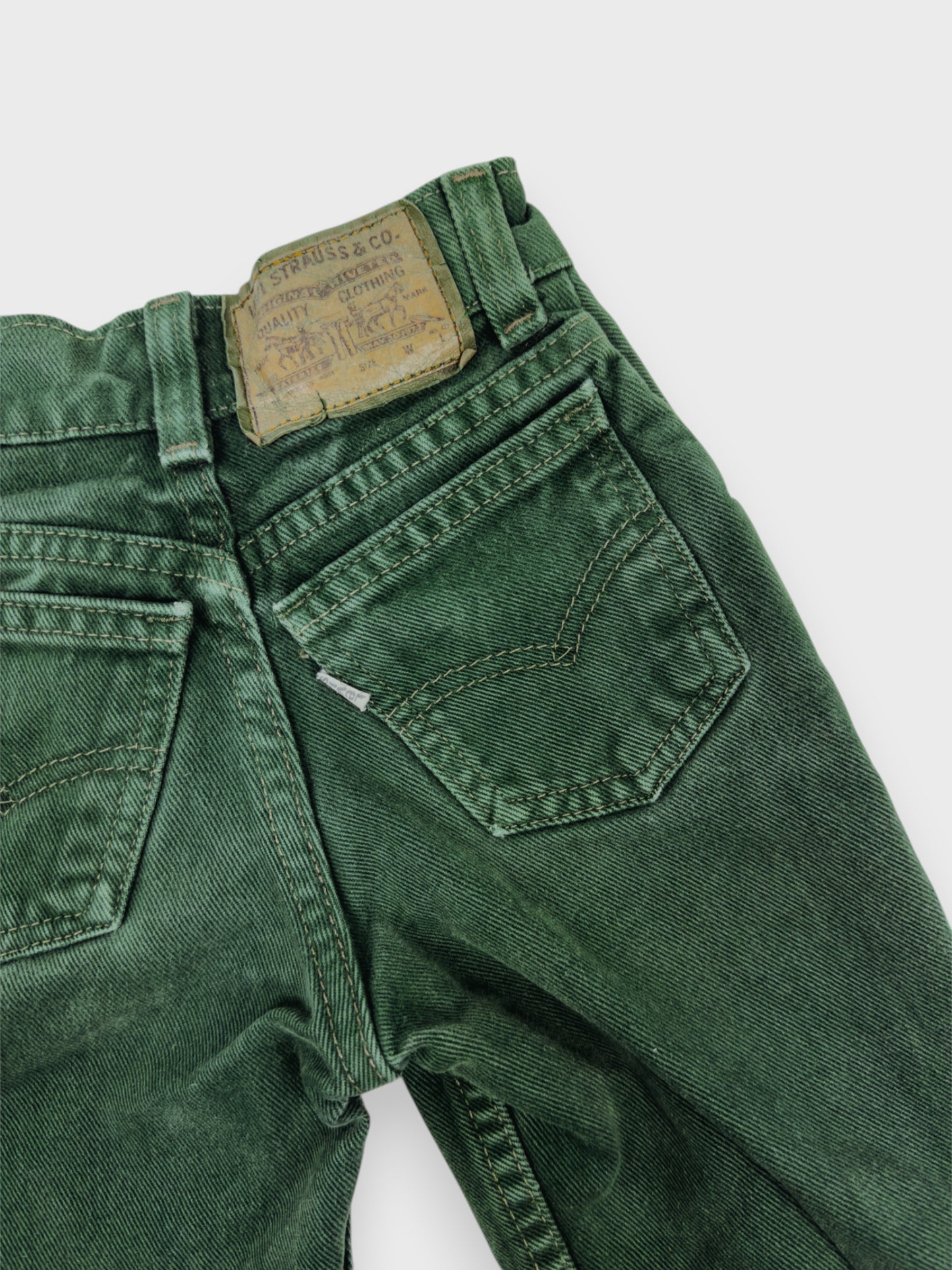 VINTAGE GREEN LEVI'S - 4T