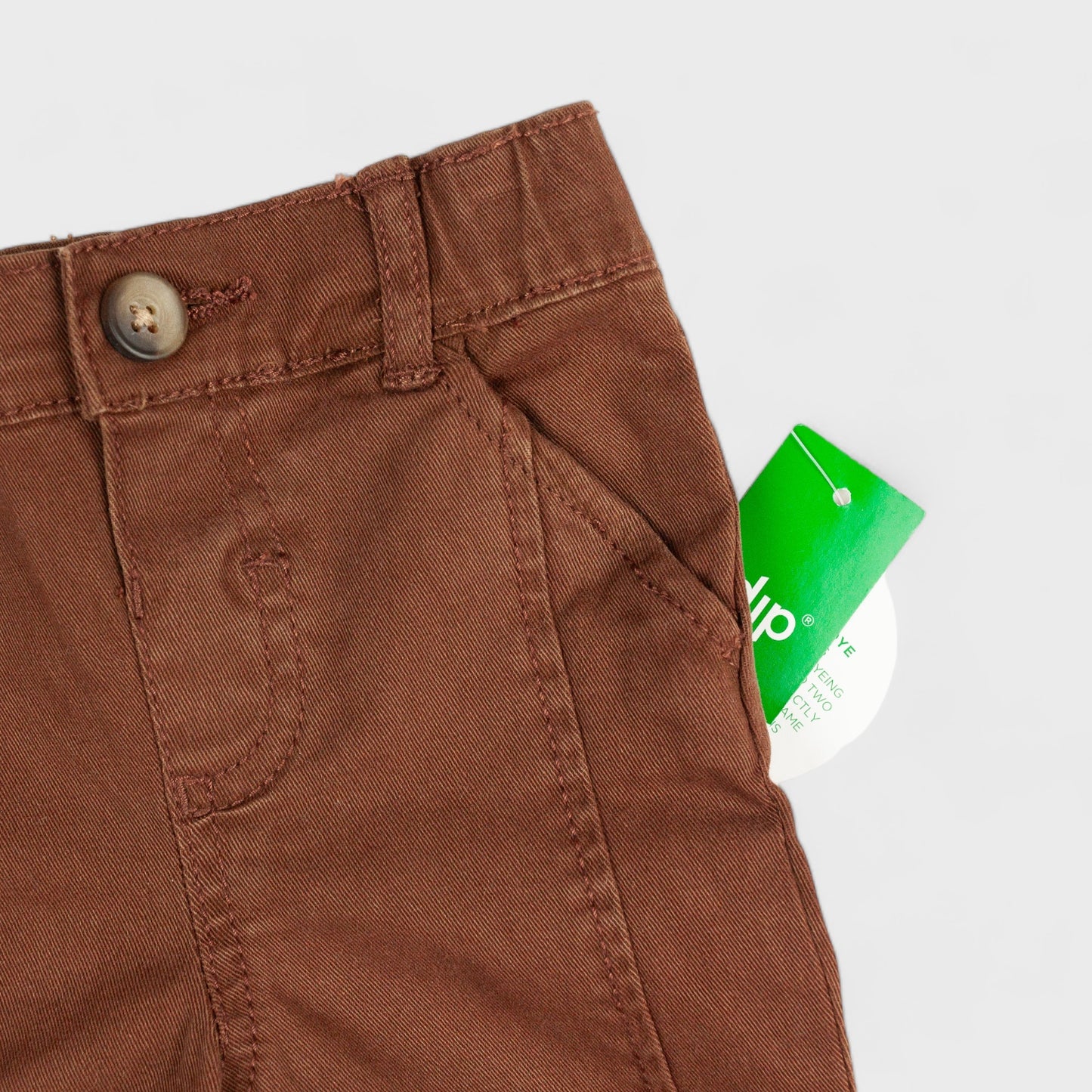 BROWN WORK PANTS - 6M