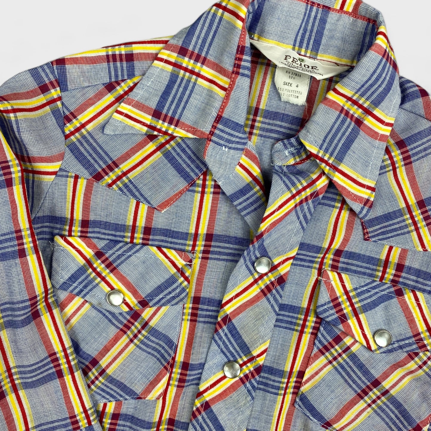 VINTAGE WESTERN BUTTON-UP - 4T