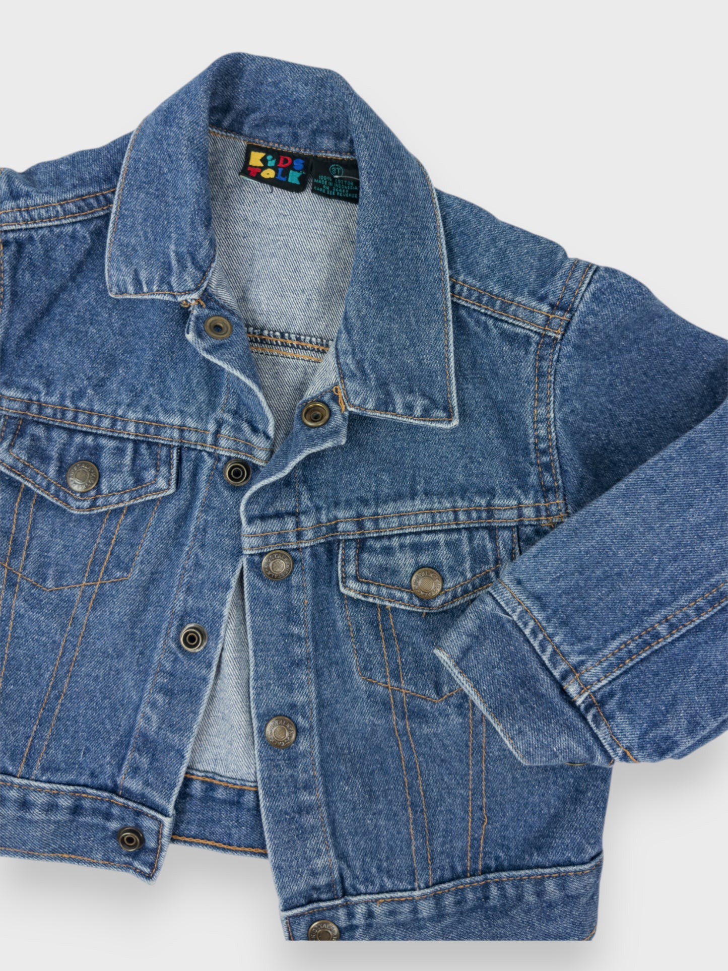 VINTAGE KIDS TALK DENIM JACKET - 3T