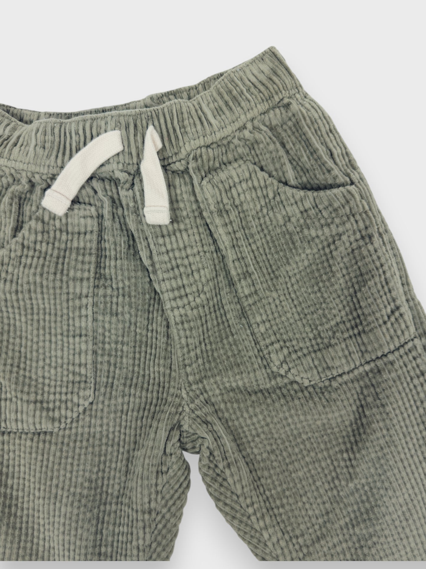 ORGANIC SAGE CORDUROY PANTS - 18M