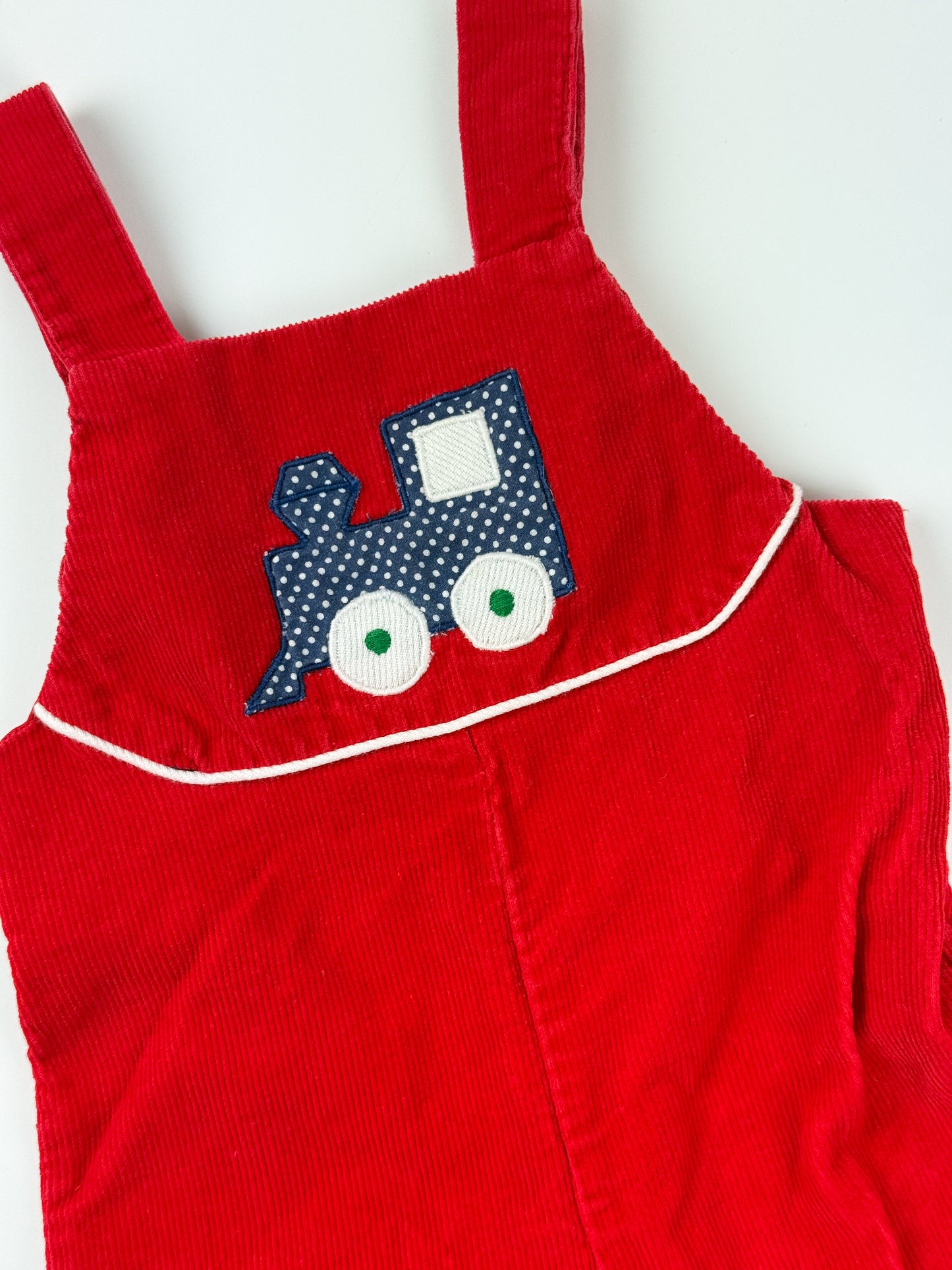 VINTAGE TRAIN OVERALLS - 6M
