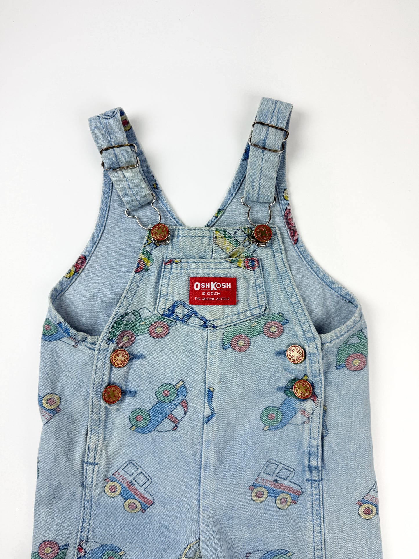 VINTAGE VEHICLE OSH KOSH OVERALLS - 18M