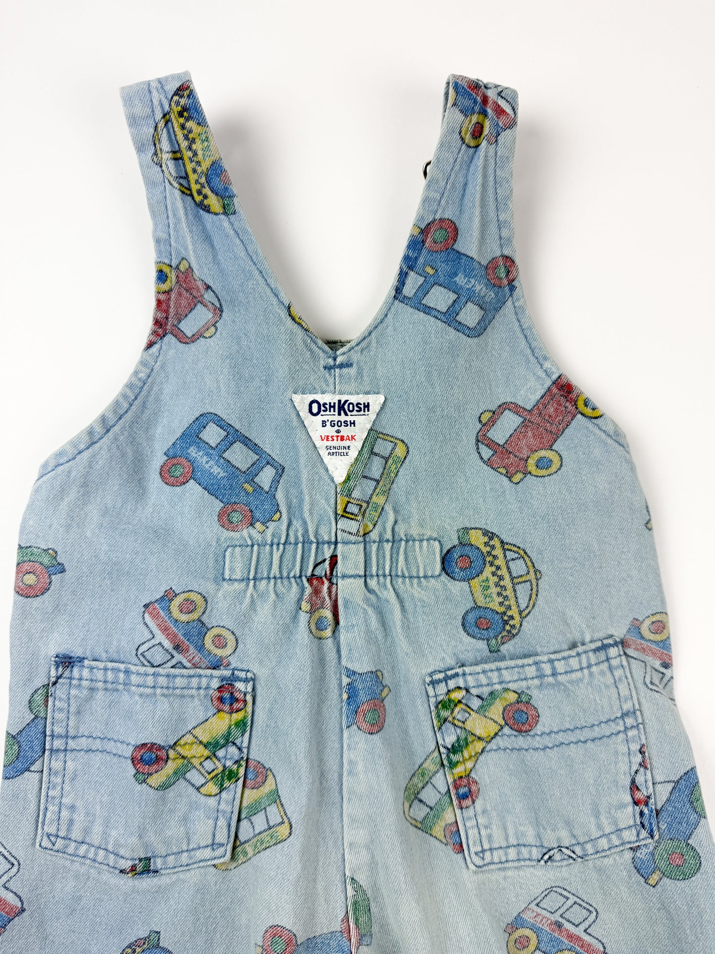 VINTAGE VEHICLE OSH KOSH OVERALLS - 18M