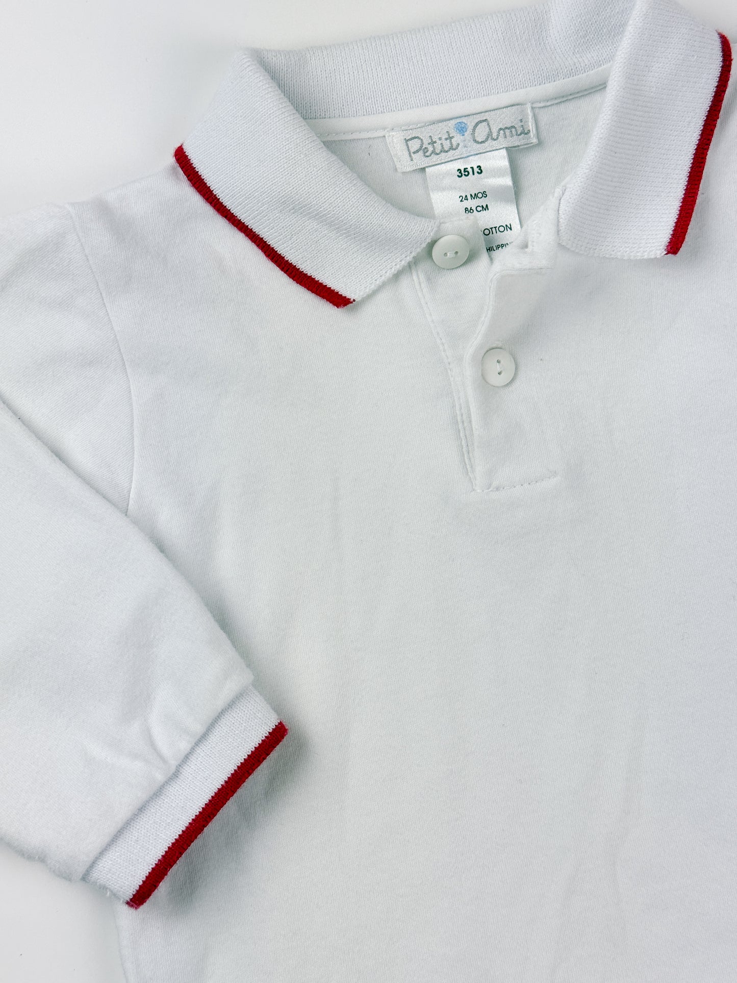 WHITE PETIT AMI TOP - 24M