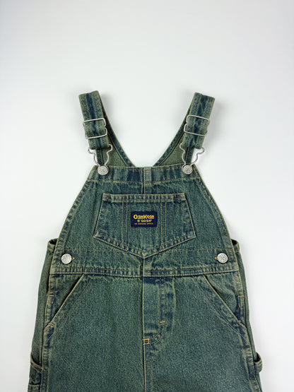 GREEN WASH OSH KOSH OVERALLS - 18M