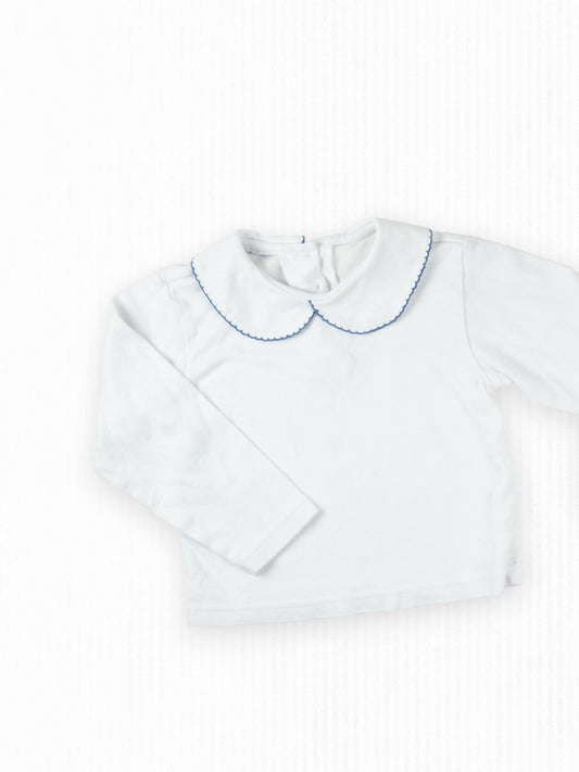 VINTAGE PETER PAN COLLAR TOP - 3T