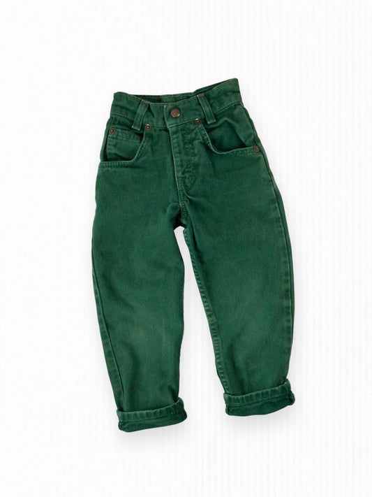 VINTAGE GREEN LEVI'S - 4T