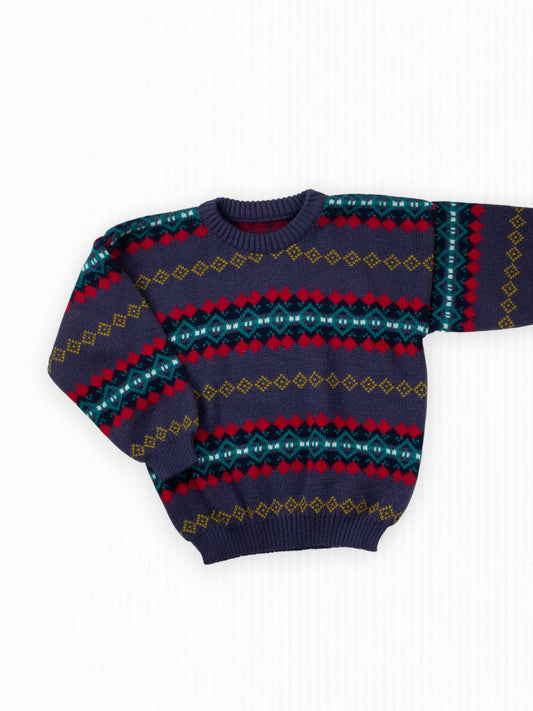 VINTAGE PURPLE CREWNECK SWEATER - 5T