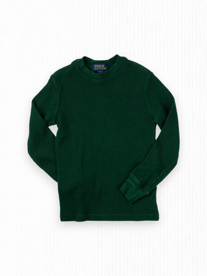 RALPH LAUREN WAFFLE TOP - 5T