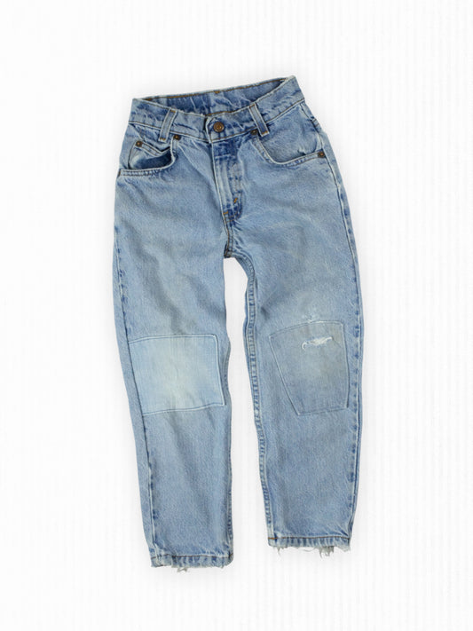 VINTAGE RIPPED + PATCHED LEVI'S - 7