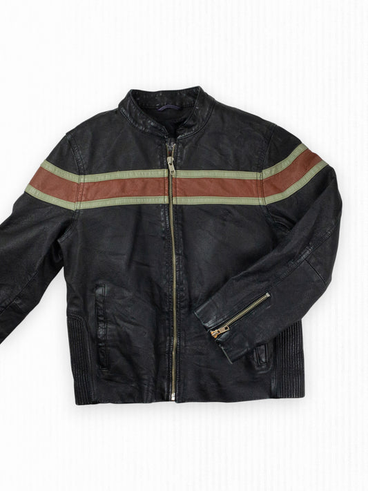 VINTAGE LEATHER JACKET - 8/10