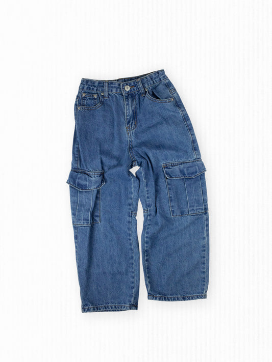 DENIM CARGO PANTS - 9