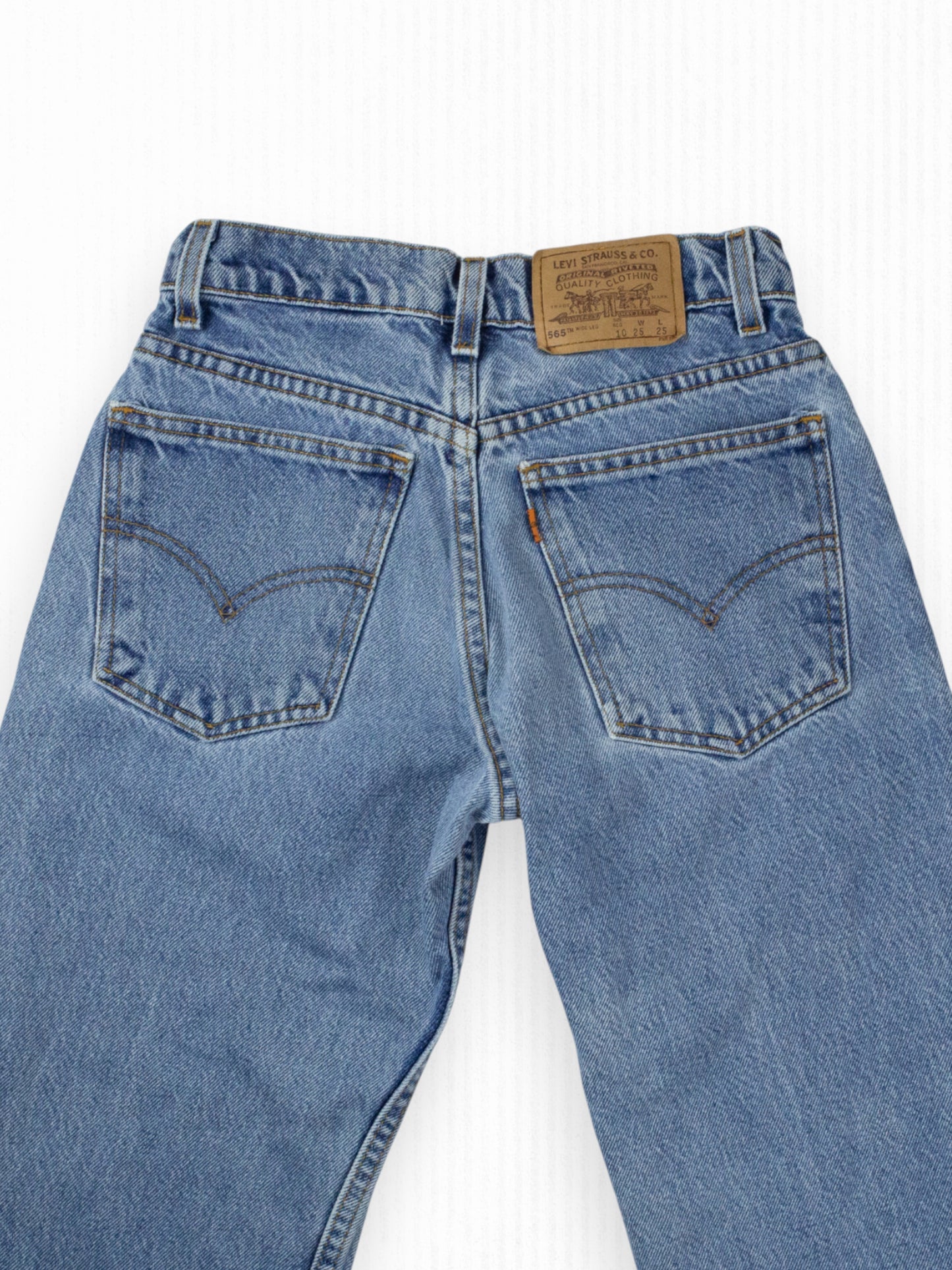 VINTAGE ORANGE TAB LEVI'S JEANS - 10