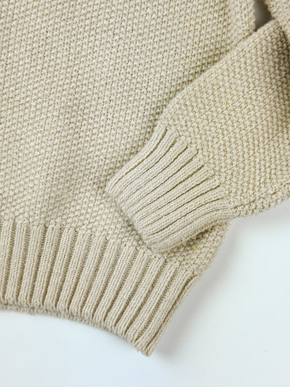 VINTAGE OATMEAL KNIT SWEATER - 4T