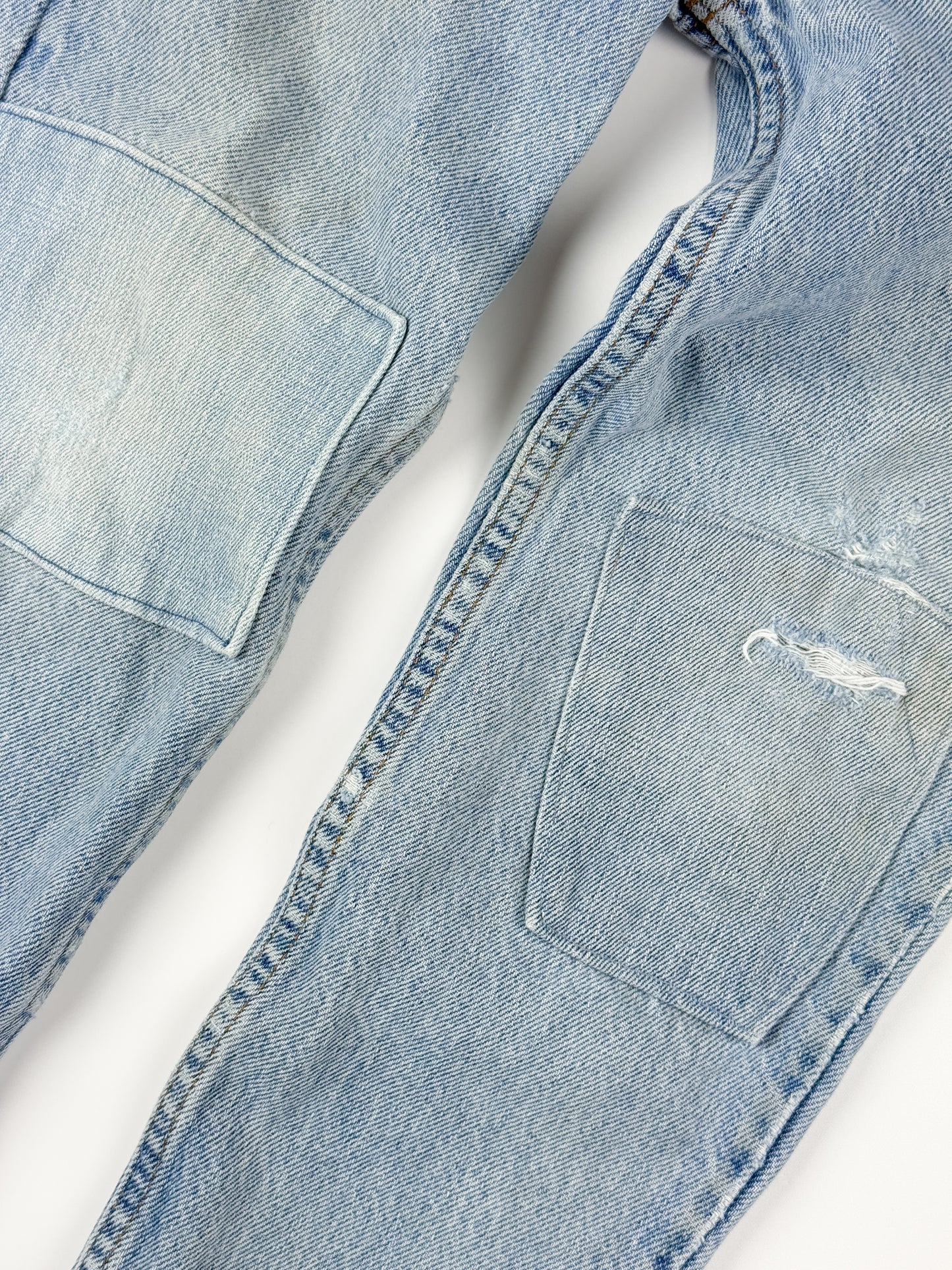 VINTAGE RIPPED + PATCHED LEVI'S - 7
