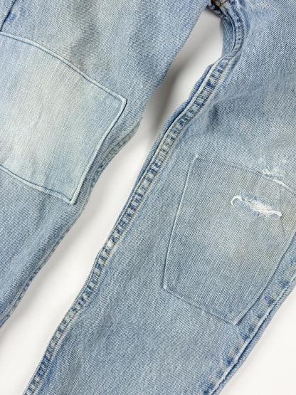 VINTAGE RIPPED + PATCHED LEVI'S - 7