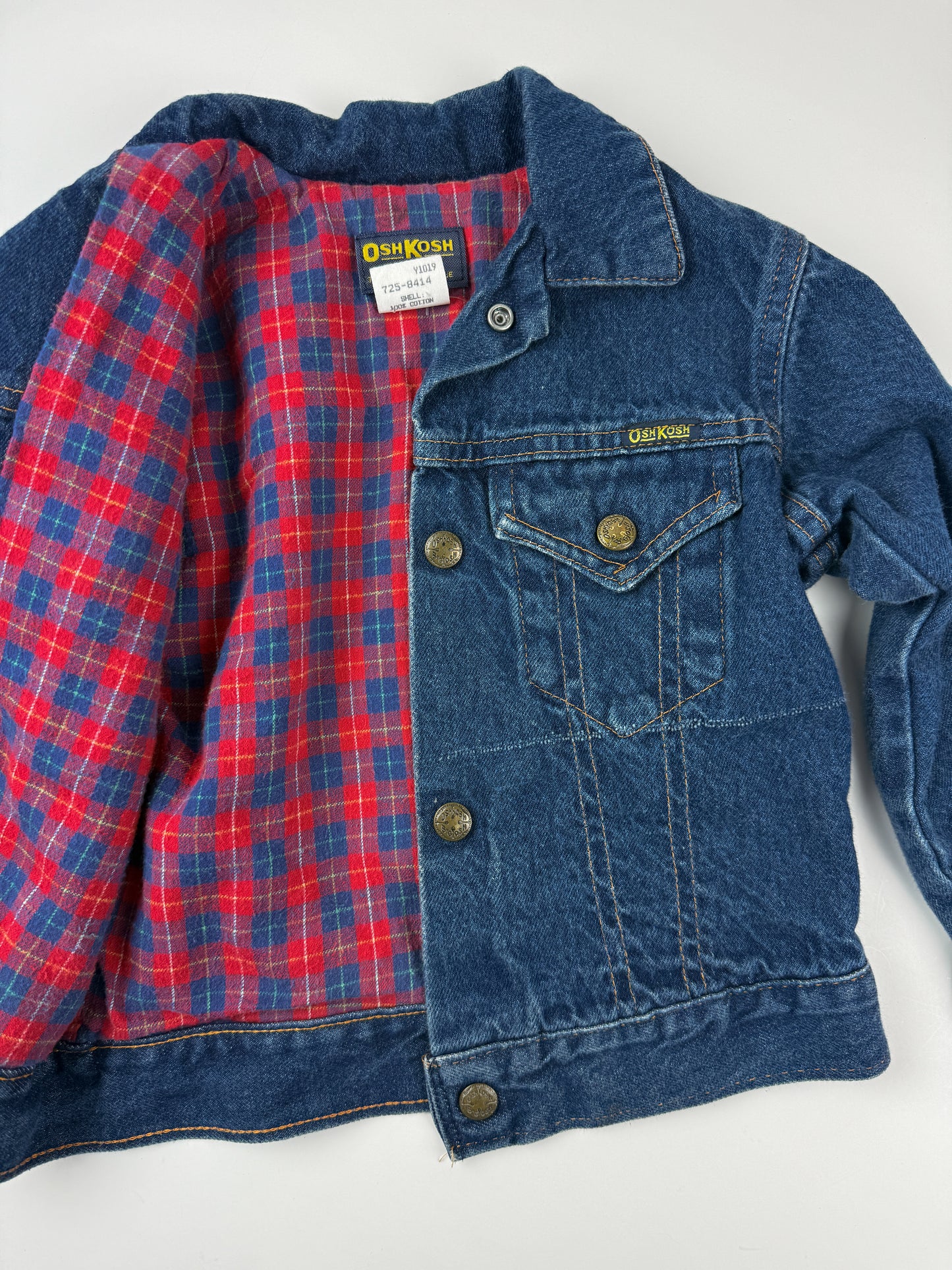 VINTAGE LINED OSH KOSH DENIM JACKET - 6