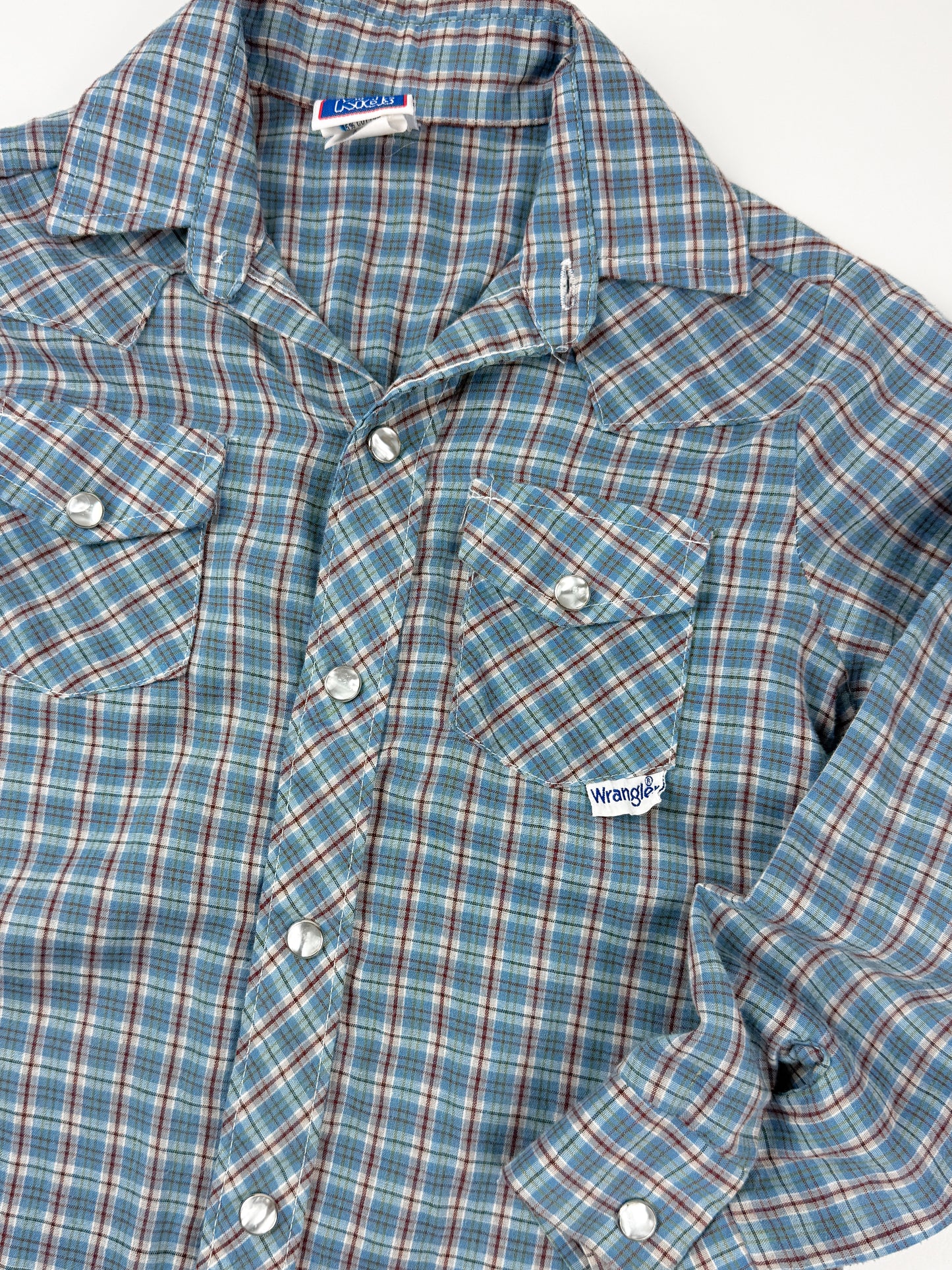 VINTAGE WRANGLER BUTTON-UP - 7
