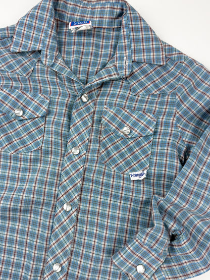 VINTAGE WRANGLER BUTTON-UP - 7
