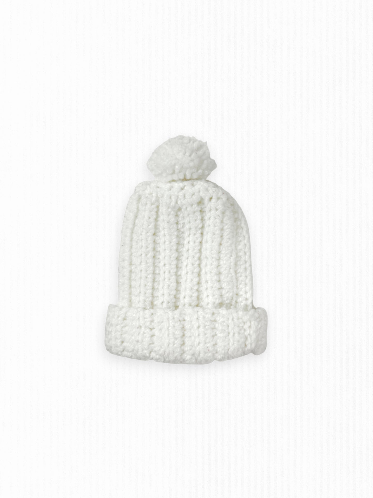 KNIT BABY BEANIE - NB