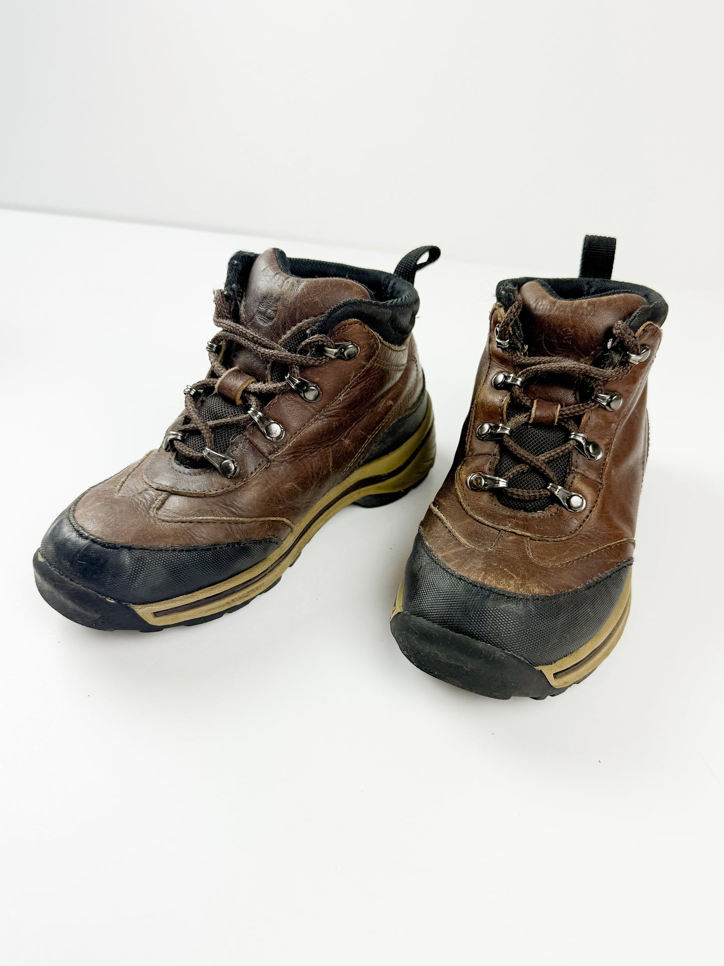 TIMBERLAND LEATHER TRAIL BOOTS - 12C