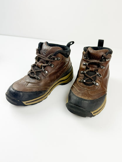 TIMBERLAND LEATHER TRAIL BOOTS - 12C