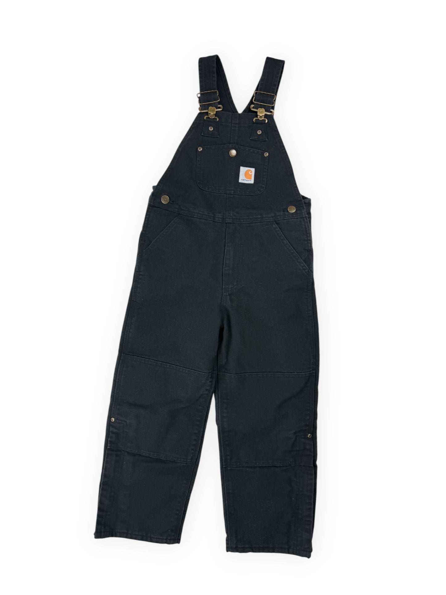 LINED BLACK CARHARTT OVERALLS - 6