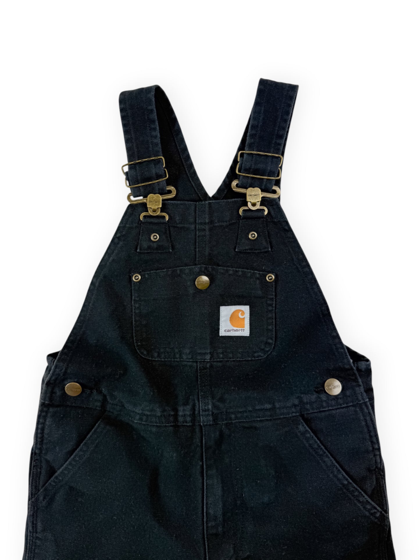 LINED BLACK CARHARTT OVERALLS - 6