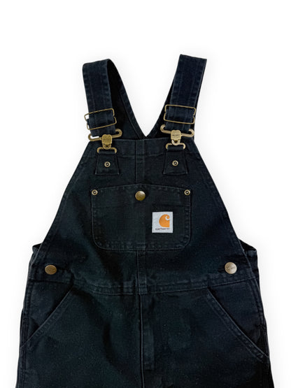 LINED BLACK CARHARTT OVERALLS - 6