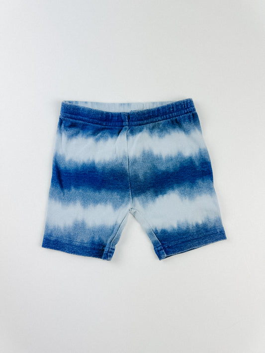 BLUE TIE DYE PJ SHORTS - 12M