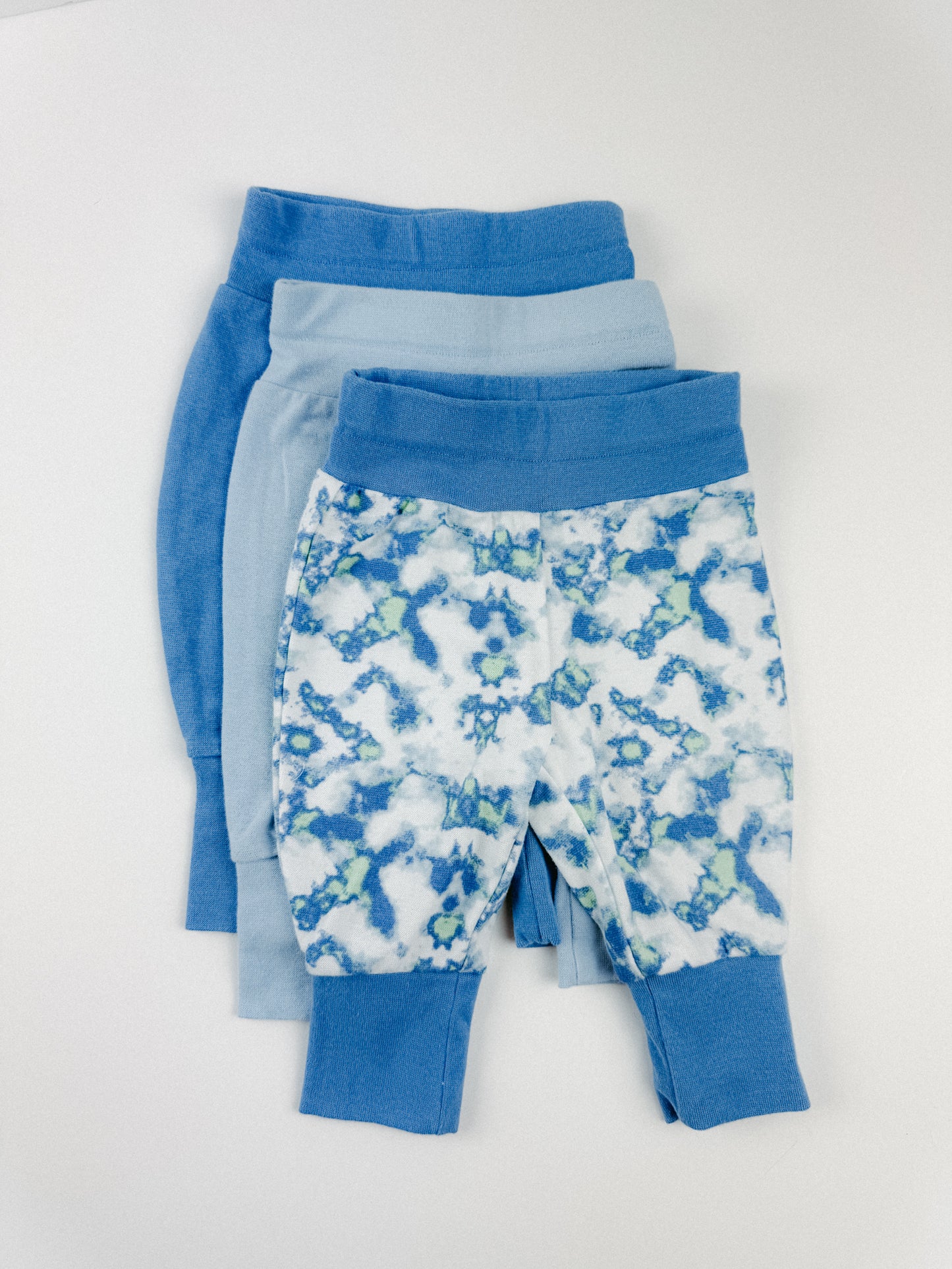 BLUE LEGGINGS SET - 6M