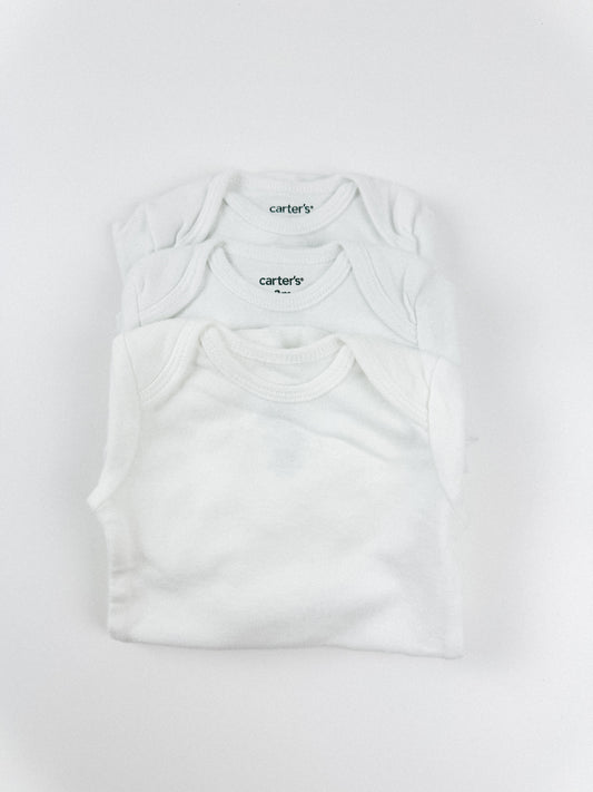 SET OF LONG SLEEVE ONESIES - 3M