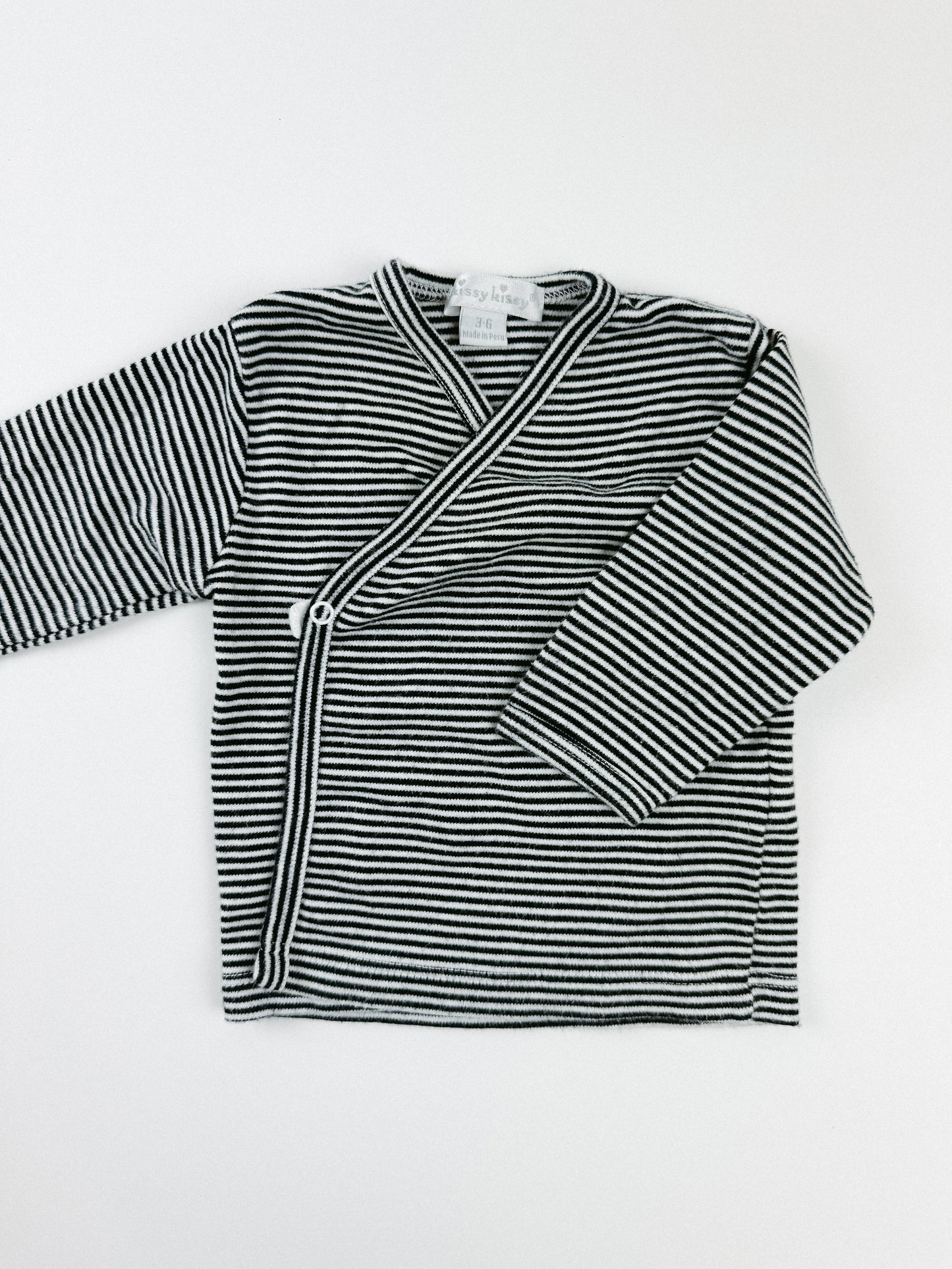 STRIPE WRAP TOP - 6M