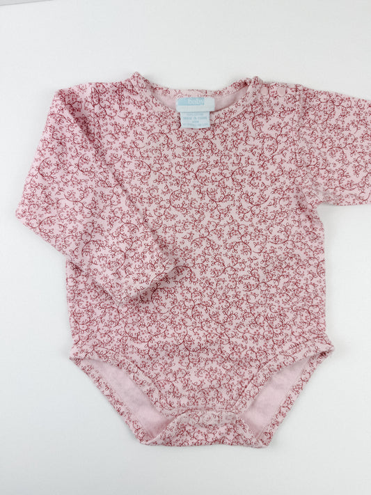 PINK VINES ONESIE - 18M