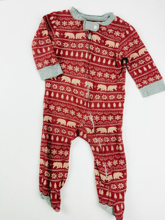 RED CHRISTMAS SLEEPER - 9M