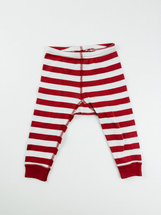 RED STRIPE PJ PANTS - 24M