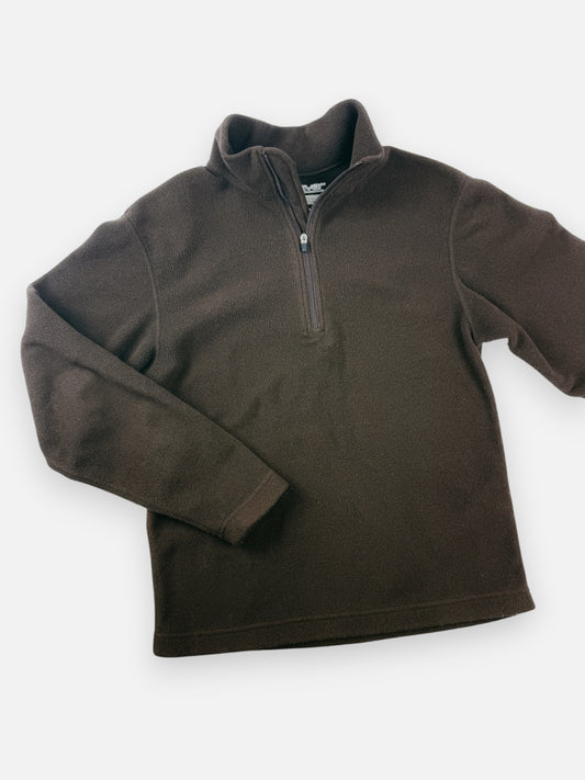 BROWN FLEECE QUARTER ZIP - 10/12