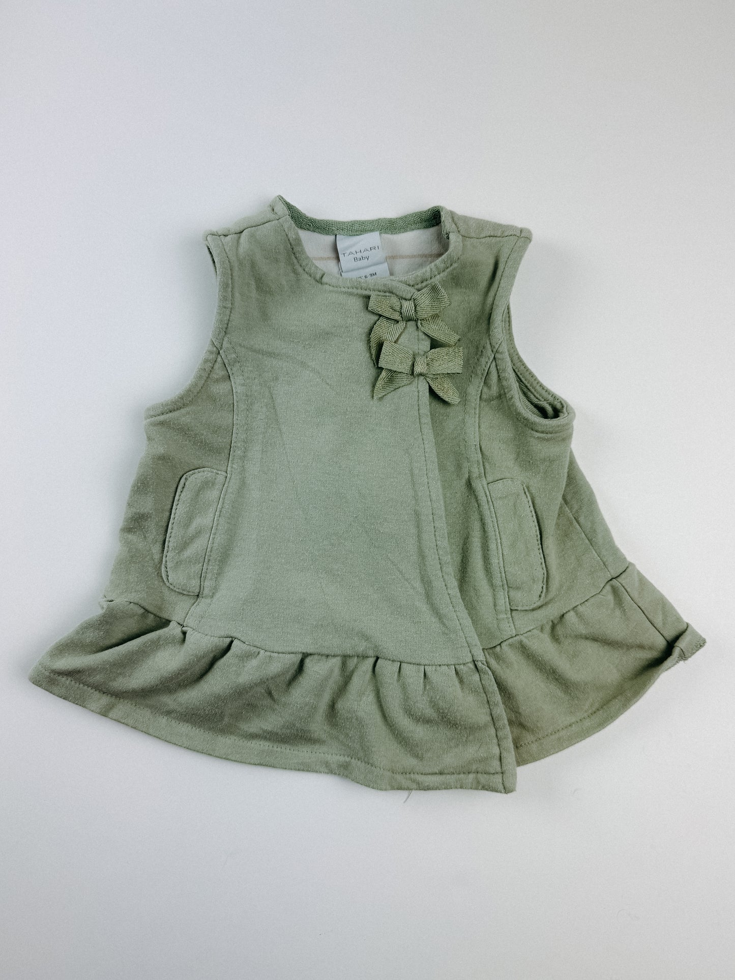SAGE GREEN VEST - 9M